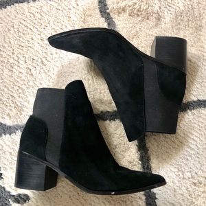 Also Suede Black Booties